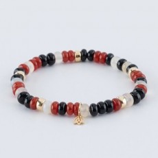 Y&G JEWELRY   SP0035 Onyx, red agate 